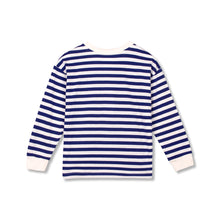 Load image into Gallery viewer, Wynken / T-Shirt / Le Petit Artiste / Ultramarine Stripe