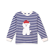 Load image into Gallery viewer, Wynken / T-Shirt / Le Petit Artiste / Ultramarine Stripe