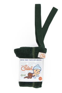 Silly Silas / Warmy Footed Tights / Dark Forest Green