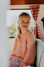 Load image into Gallery viewer, Yuki / Chunky Knitted Sweater / Coral Pink