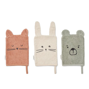 Liewood / Sylvester / Classic Washcloth 3-Pack