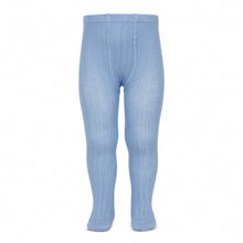 Load image into Gallery viewer, Condor / Basic Rib Tights / Bluish 446