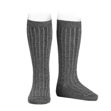 Load image into Gallery viewer, Condor / Knee Socks / Glitter Grey