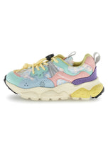 Load image into Gallery viewer, Flower Mountain / Sneakers / Yamano 3 Junior / Light Green Celeste Pink