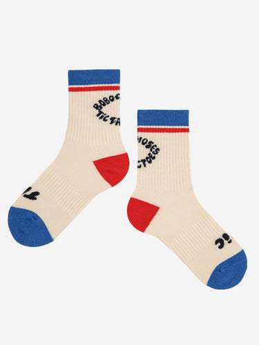 Bobo Choses / KID / Long Socks / Color Block Tic Tac Toe