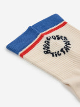 Load image into Gallery viewer, Bobo Choses / KID / Long Socks / Color Block Tic Tac Toe