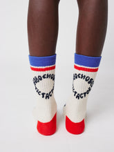 Load image into Gallery viewer, Bobo Choses / KID / Long Socks / Color Block Tic Tac Toe
