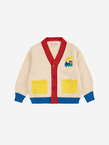 Bobo Choses / BABY / Cardigan / Choo Choo Color Block