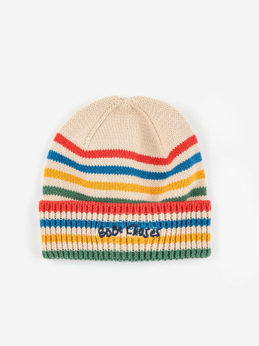 Bobo Choses / Knitted Striped Beanie / Tic Tac Toe