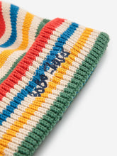 Load image into Gallery viewer, Bobo Choses / Knitted Striped Beanie / Tic Tac Toe