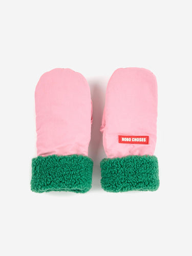 Bobo Choses / KID / Mittens / Bicolor Pink