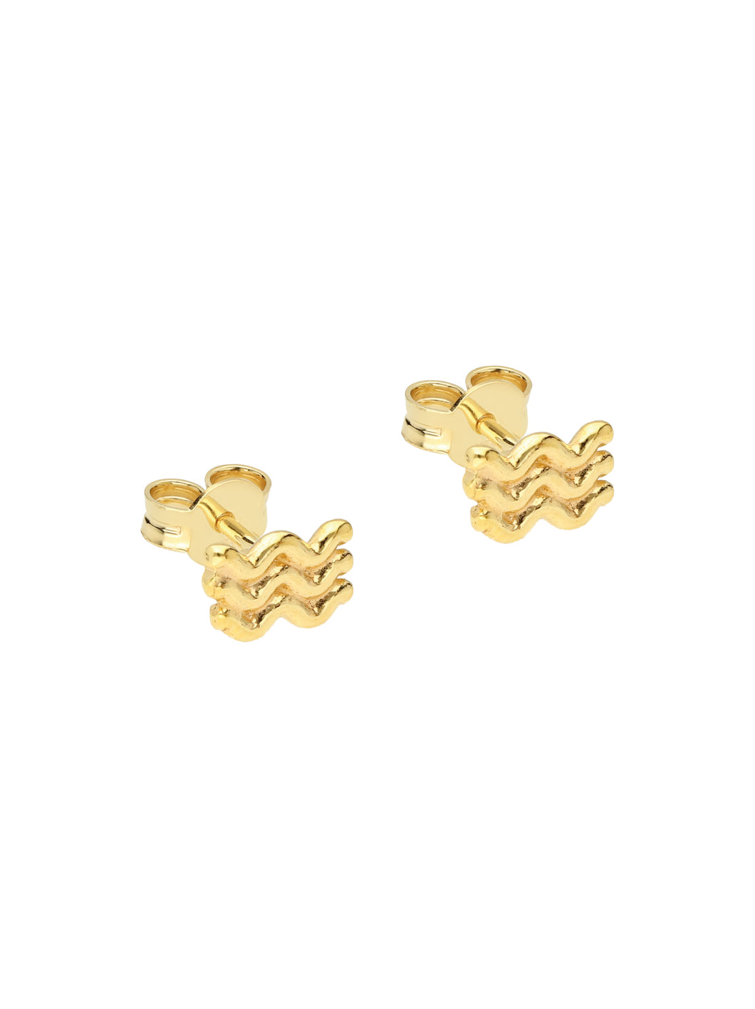 Selva Sauvage / Earring Stud / Wave / Gold