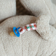 Load image into Gallery viewer, Atelier Pomme / Pacifier Cloth / Croissant Red