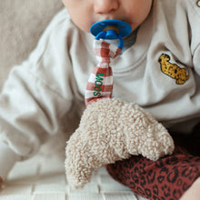 Load image into Gallery viewer, Atelier Pomme / Pacifier Cloth / Croissant Red