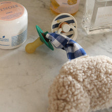 Load image into Gallery viewer, Atelier Pomme / Pacifier Cloth / Croissant Blue