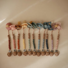 Load image into Gallery viewer, Mushie / Pacifier Clip / Eva / Clementine