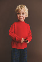 Load image into Gallery viewer, FUB / KID / High Neck Sweater / Classic Red