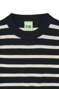 FUB / KID / Longsleeve / Dark Navy Ecru