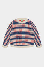Load image into Gallery viewer, FUB / KID / Multi Sweater / Ecru Indigo Red