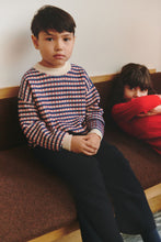 Load image into Gallery viewer, FUB / KID / Multi Sweater / Ecru Indigo Red