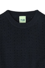 Load image into Gallery viewer, FUB / KID / Sweater / Structure Dark Navy