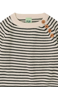 FUB / KID / Sweater / Dark Navy Ecru