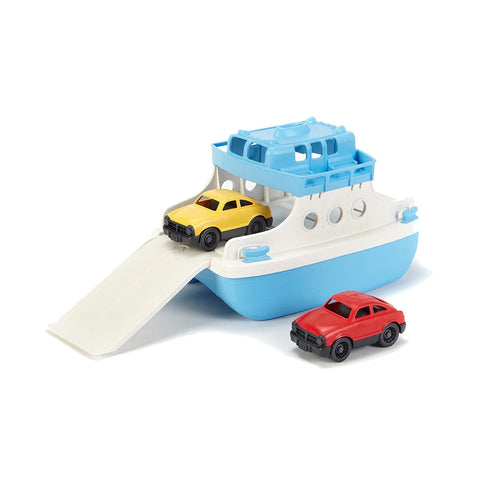 Green Toys / 3+ / Badspeelgoed / Ferry Boot met Auto's / Blauw