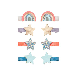 Mimi & Lula / Doodle Over The Rainbow Mini Clips / Haarspeldjes