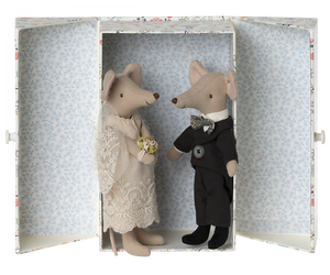Maileg / Wedding Mice Couple In A Box