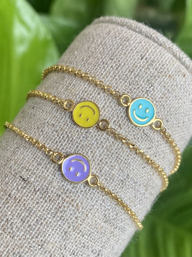 Selva Sauvage / Bracelet / Smiley / Turqoise