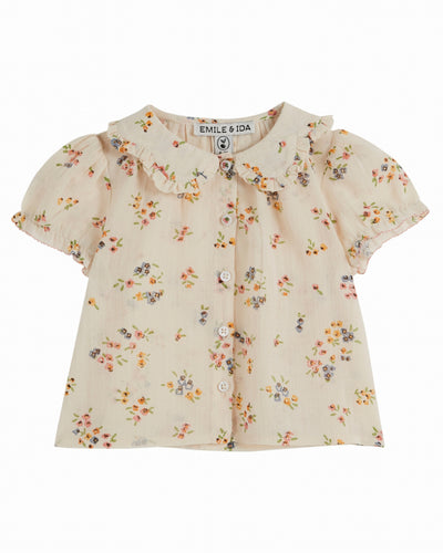 Emile et Ida / BABY / Blouse / Fleurs Achillea