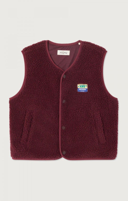 American Vintage / Bodywarmer / Hoktown / Bordeaux Chine
