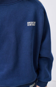 American Vintage / Sweatshirt / Izubird / Vintage Navy