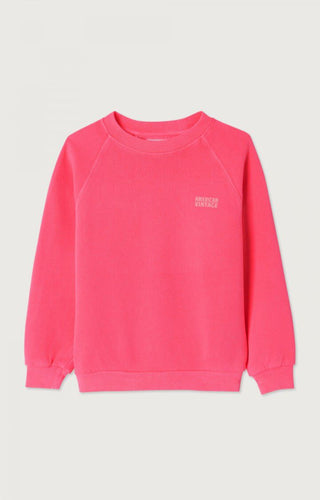 American Vintage / Sweatshirt / Izubird / Hortensia Fluo