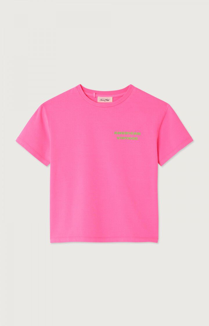 American Vintage / T-Shirt / Fizvalley / Rose Fluo