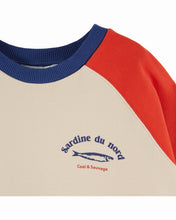 Load image into Gallery viewer, Emile et Ida / KID / Sweatshirt / Colorblock Imprime