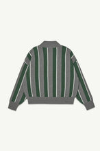 Load image into Gallery viewer, Main Story / Sporty Knit / Grey Melange Stripe