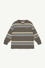 Load image into Gallery viewer, Main Story / Band Tee / Chocolate Melange Stripe