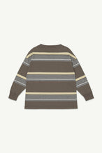 Load image into Gallery viewer, Main Story / Band Tee / Chocolate Melange Stripe