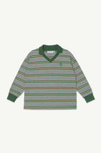Load image into Gallery viewer, Main Story / Athletic Top / Grey Melange Stripe