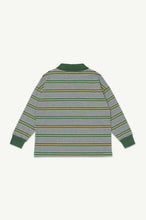 Load image into Gallery viewer, Main Story / Athletic Top / Grey Melange Stripe