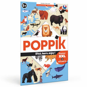 Poppik / Discovery Poster / Animals Of The World