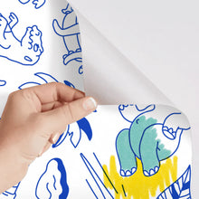 Load image into Gallery viewer, Omy Design &amp; Play / 5m Colouring Page / Dinos