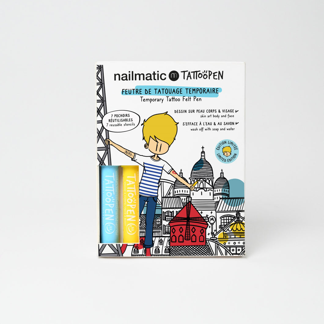 Nailmatic Kids / Tattoopen Duo Set / Paris