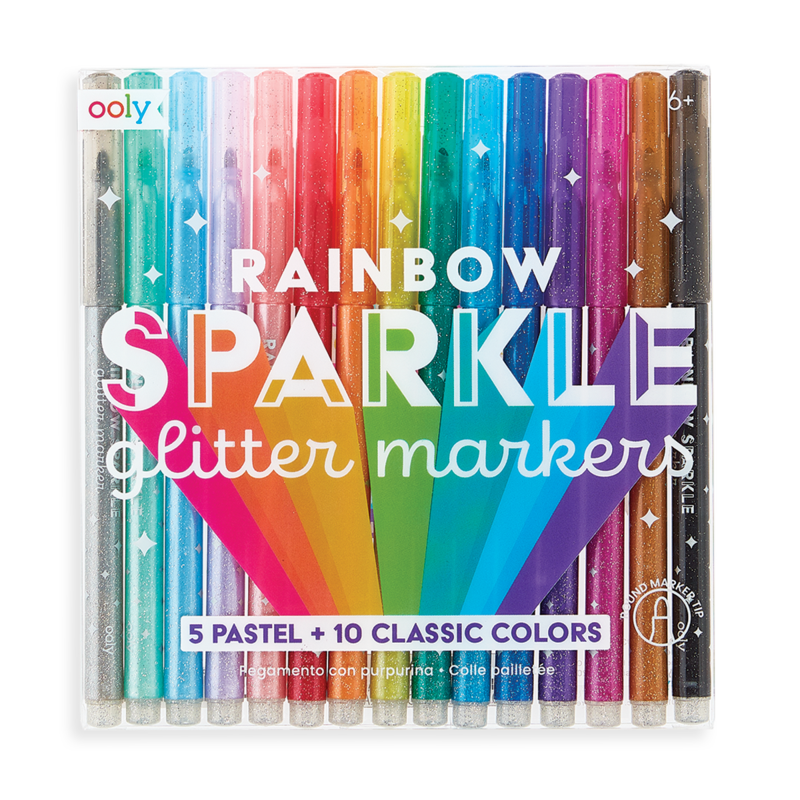 Ooly / Stiften / Rainbow Sparkle Glitter Markers