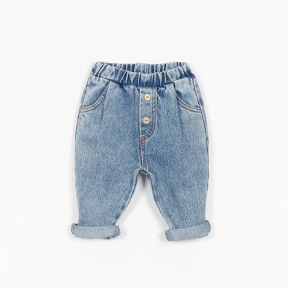 Play Up / BABY / Denim Trousers / Bleached Straight
