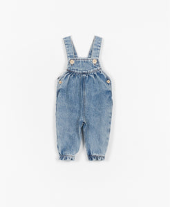Play Up / BABY / Denim Dungaree / Bleached Tapered