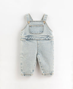 Play Up / BABY / Denim Dungaree / Acid Bleached