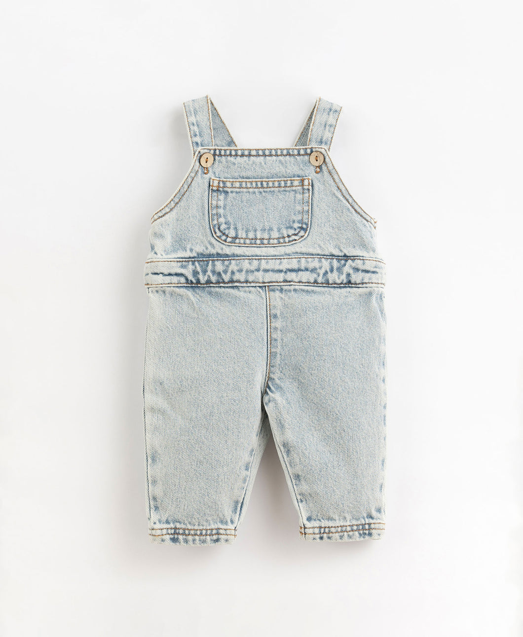 Play Up / BABY / Denim Dungaree / Acid Bleached