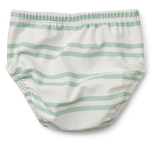 Load image into Gallery viewer, Liewood / Anthony / Baby Swim Pants / Stripe Creme De La Creme - Dusty Mint